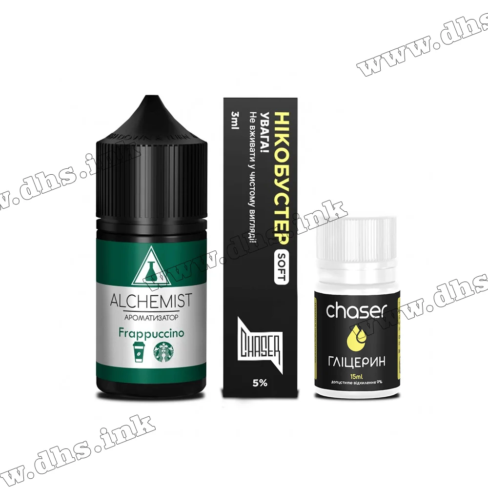 Набір для самозамісу Alchemist Salt 30 мл (50 мг) - Frappuccino (Кава, Карамель)